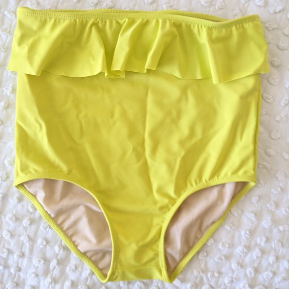 New Kortni Jeane Girls swim crop top with peplum bottom set, 12-13y - Picture 4 of 5